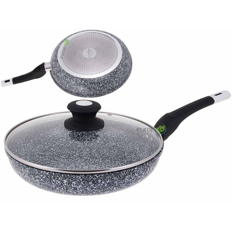 Patelnia granitowa 30 cm indukcja Edenberg EB 9169 ceramiczna