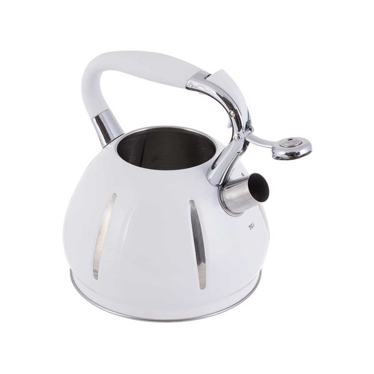 Czajnik metalowy Hoffner HF 3938 na gaz emaliowany biały 3 litry Czajnik metalowy Hoffner HF 3938 na gaz emaliowany biały 3 litry