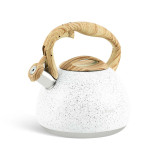 Czajnik stalowy Edenberg EB 8801 na gaz z gwizdkiem 3 L biały marmur