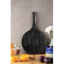 Patelnia granitowa do placków Edenberg EB 7512 do mini naleśników 27cm