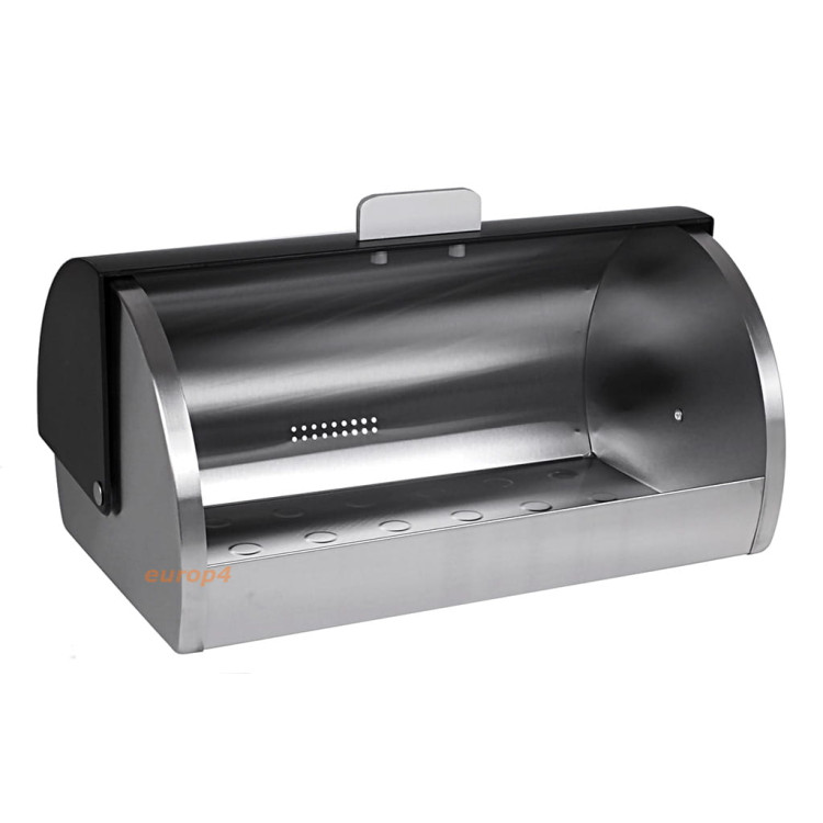 Chlebak metalowy KingHoff KH 3613 pojemnik na chleb czarny Chlebak metalowy KingHoff KH 3613 pojemnik na chleb czarny