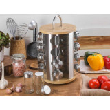 Przyprawnik Edenberg EB 4028 stojak na przyprawy 16 pojemników