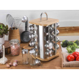 Przyprawnik Edenberg EB 4030 stojak na przyprawy 16 pojemników