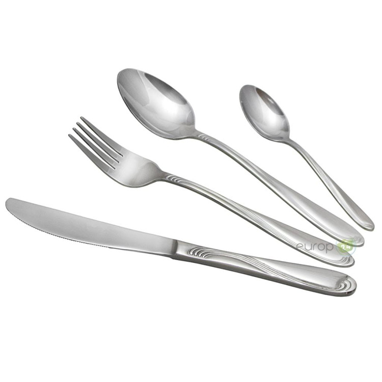 Sztućce Hoffner HF 2670 połysk walizka 72 elementy zestaw widelce łyżki