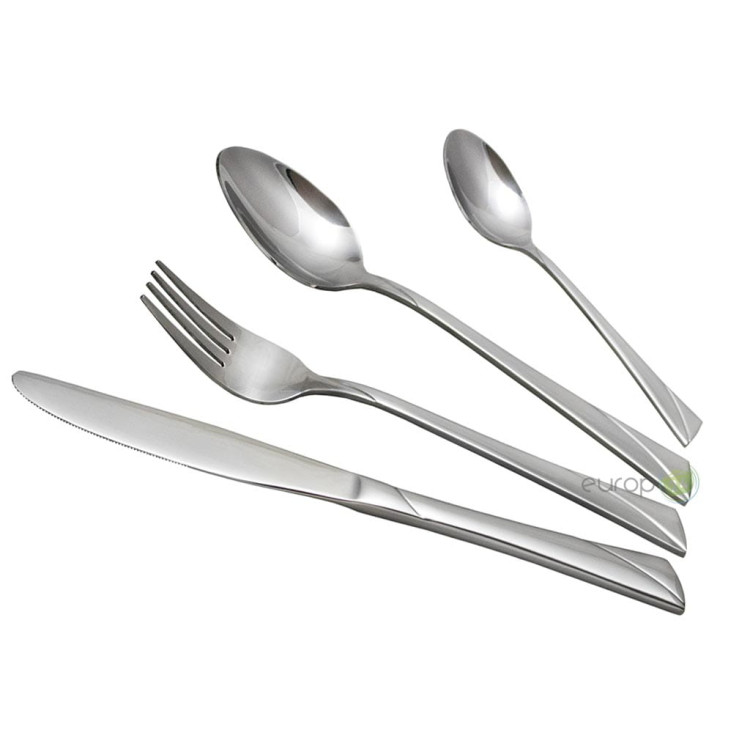 Sztućce Hoffner HF 2670 połysk walizka 72 elementy zestaw widelce łyżki