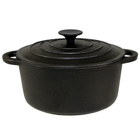Garnek żeliwny Krisberg 7551 21 cm 2,6 L ciężki na indukcję