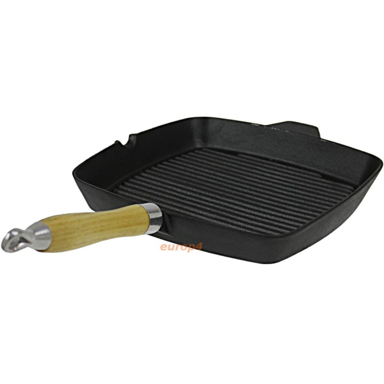 Patelnia żeliwna grillowa Krisberg KR 7555 ciężka 26 cm Indukcja Patelnia żeliwna grillowa Krisberg KR 7555 ciężka 26 cm Indukcja