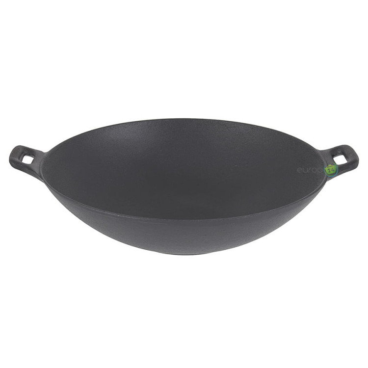 Wok żeliwny z pokrywką Krisberg KR 7561 indukcja/gaz 31cm Big Wok żeliwny z pokrywką Krisberg KR 7561 indukcja/gaz 31cm Big