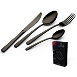 Sztućce Berlinger Haus 2616 16 sztuk komplet dla 4 osób czarne