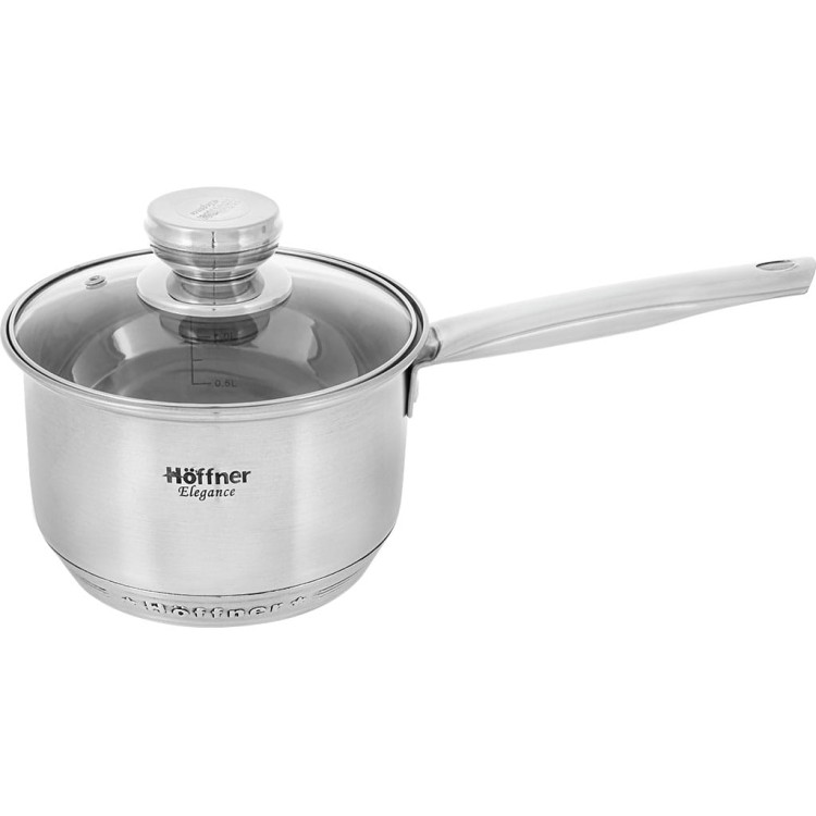 Garnki stalowe Hoffner HF 8895 zestaw 10 elementów na indukcję Garnki stalowe Hoffner HF 8895 zestaw 10 elementów na indukcję