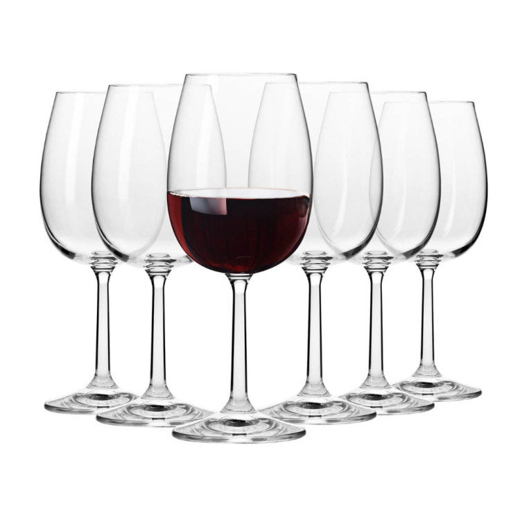 Kieliszki do wina Krosno Pure 350 ml komplet 6 sztuk Kieliszki do wina Krosno Pure 350 ml komplet 6 sztuk