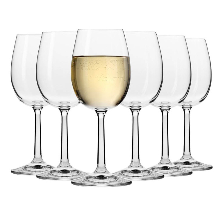 Kieliszki do wina Krosno Pure 250 ml 6 sztuk Kieliszki do wina Krosno Pure 250 ml 6 sztuk