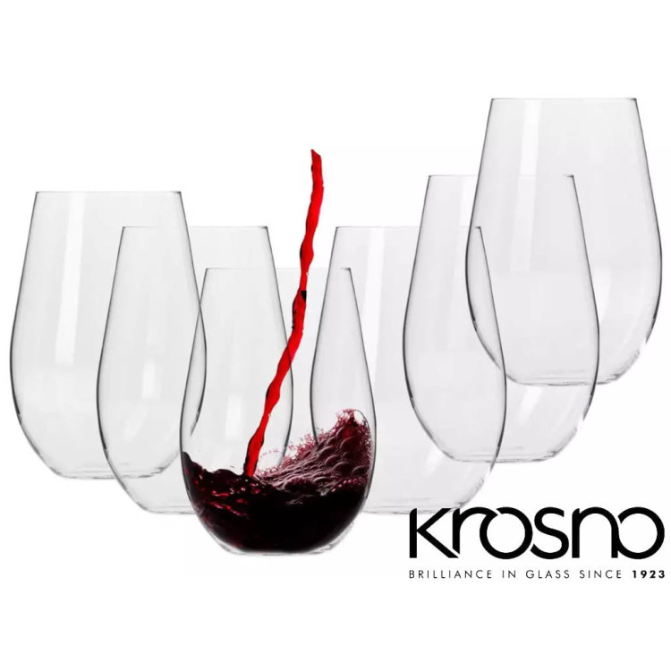 Szklanki do wody Krosno Harmony 500 ml 6 sztuk Szklanki do wody Krosno Harmony 500 ml 6 sztuk