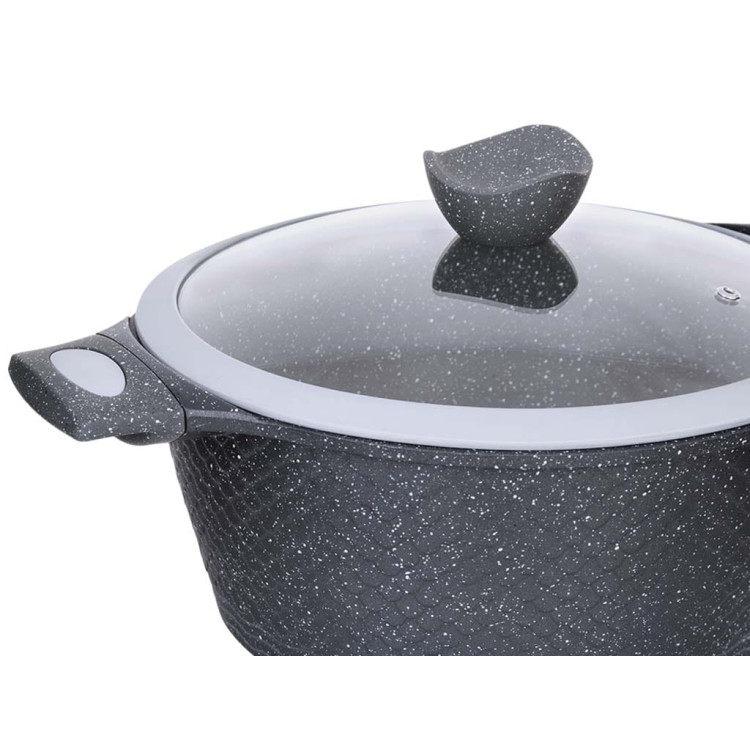 Garnki granitowe na indukcję GierCook w zestawie z patelniami i patelnią do naleśników Tefal Garnki granitowe na indukcję GierCook w zestawie z patelniami i patelnią do naleśników Tefal