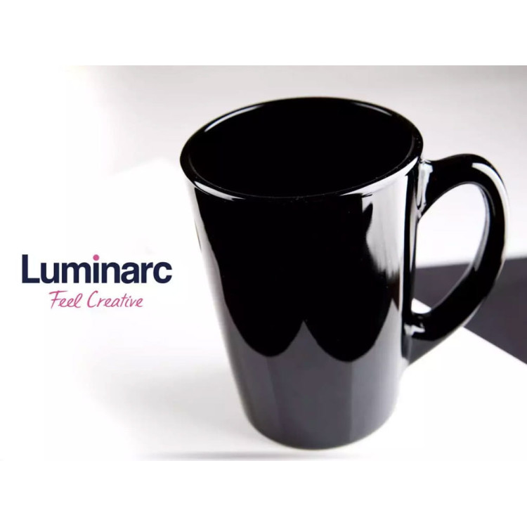 Kubek New Morning Luminarc 320 ml czarny Kubek New Morning Luminarc 320 ml czarny