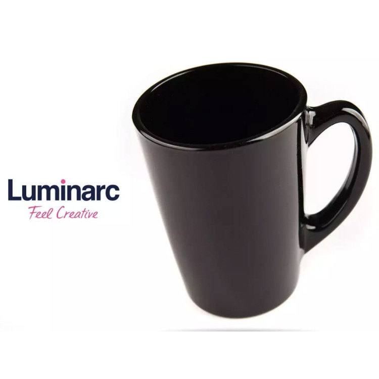 Kubek New Morning Luminarc 320 ml czarny Kubek New Morning Luminarc 320 ml czarny