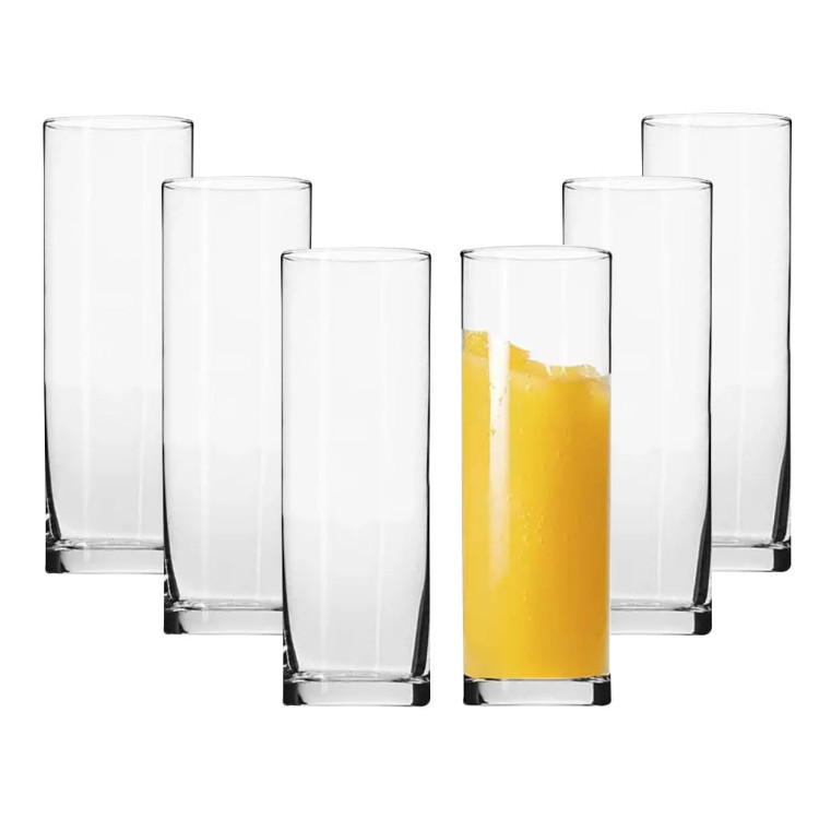 Szklanki long drink Krosno Pure 200 ml zestaw 6 szklanek Szklanki long drink Krosno Pure 200 ml zestaw 6 szklanek