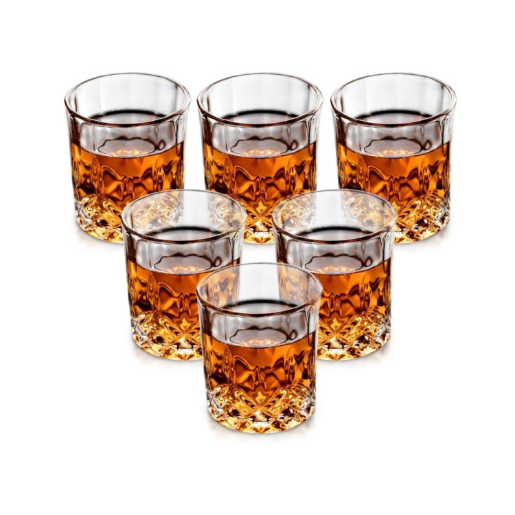 Szklanki do whisky drinków zestaw 6 szklanek 280 ml Szklanki do whisky drinków zestaw 6 szklanek 280 ml