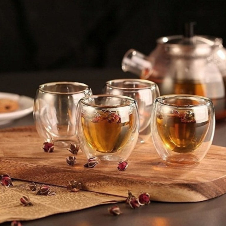 Szklanki termiczne Florina Malachit 250 ml zestaw 2 sztuki Szklanki termiczne Florina Malachit 250 ml zestaw 2 sztuki
