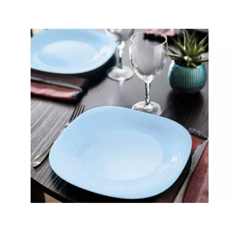 Serwis obiadowy Carine Luminarc 18 elementów light blue talerze dla 6 osób Serwis obiadowy Carine Luminarc 18 elementów light blue talerze dla 6 osób