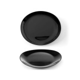 Półmisek owalny Friends Luminarc 30x26 cm duży talerz obiadowy czarny