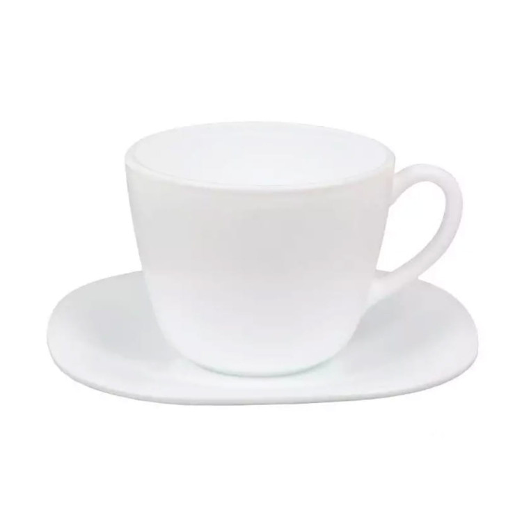 Serwis kawowy Parma Luminarc 12 elementów 220 ml biały zestaw dla 6 osób Serwis kawowy Parma Luminarc 12 elementów 220 ml biały zestaw dla 6 osób