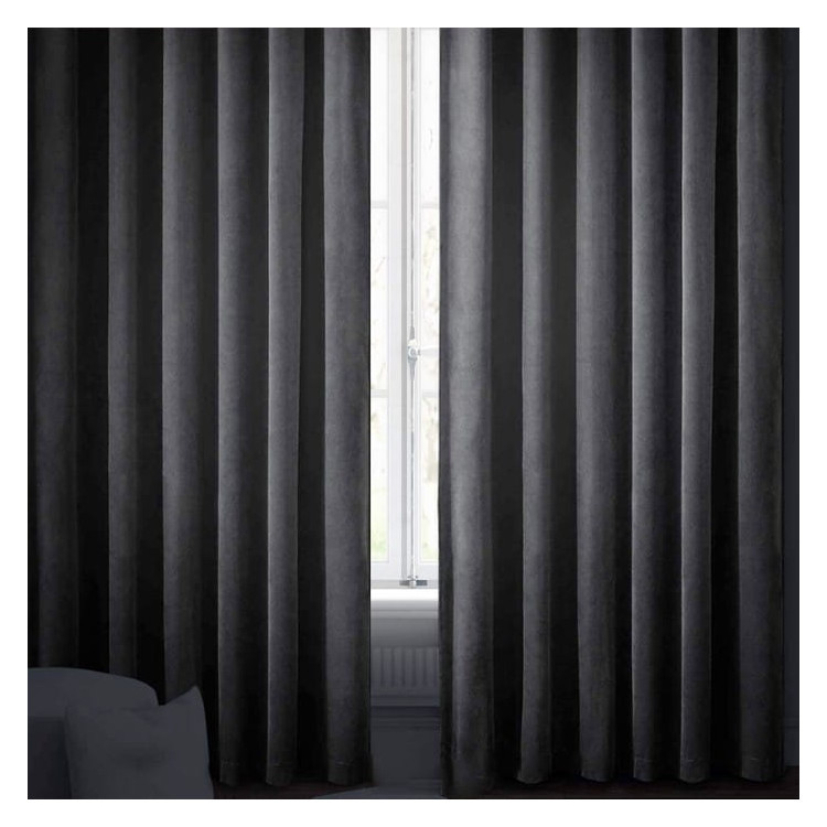 Zasłony grube Velvet na taśmie 140x250 cm czerwone wino Zasłony grube Velvet na taśmie 140x250 cm czerwone wino