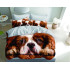 Pościel 200x220 bawełniana 3D satynowa Cotton World komplet 3 części 5604-1498