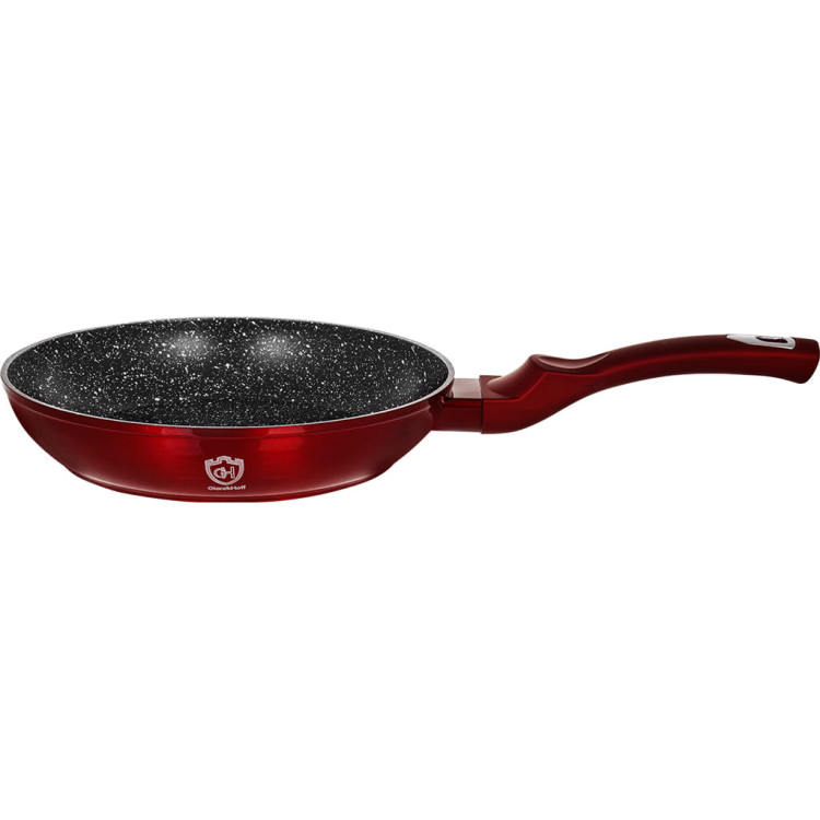 Garnki marmurowe na indukcję GierekHoff GH 1501  patelnia Tefal zestaw 16 elementów Czerwone  Garnki marmurowe na indukcję GierekHoff GH 1501  patelnia Tefal zestaw 16 elementów Czerwone
