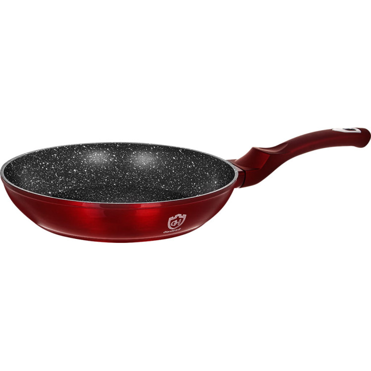 Garnki marmurowe na indukcję GierekHoff GH 1501  patelnia Tefal zestaw 16 elementów Czerwone  Garnki marmurowe na indukcję GierekHoff GH 1501  patelnia Tefal zestaw 16 elementów Czerwone