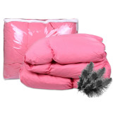 Kołdra z półpuchu gęsiego 160x200 naturalna gruba zimowa