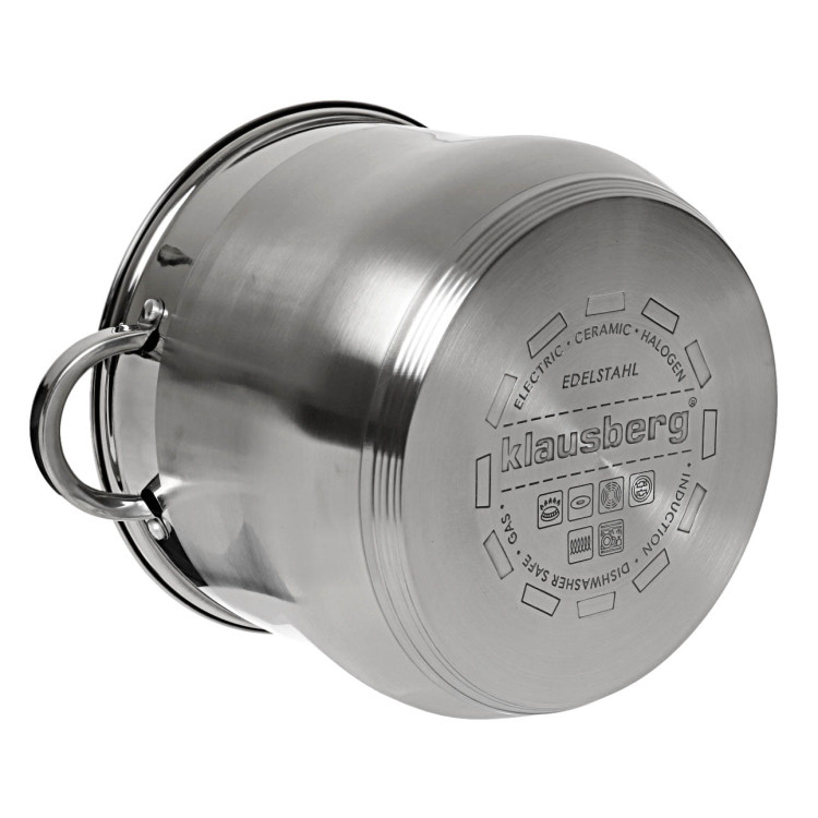 Garnki Klausberg KB 7177 6 zestaw dużych garnków garnek Gaz INDUKCJA  Garnki Klausberg KB 7177 6 zestaw dużych garnków garnek Gaz INDUKCJA