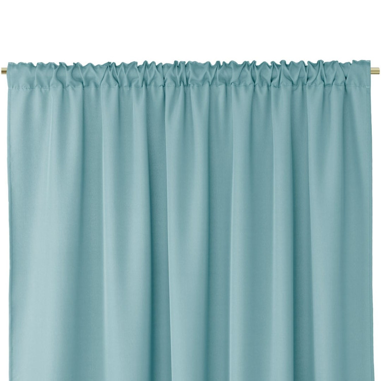 Zasłony na taśmie 140x250 Oxford grube niebieskie Zasłony na taśmie 140x250 Oxford grube niebieskie