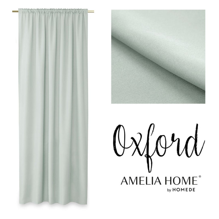 Zasłony na taśmie 140x250 Oxford grube srebrne Zasłony na taśmie 140x250 Oxford grube srebrne