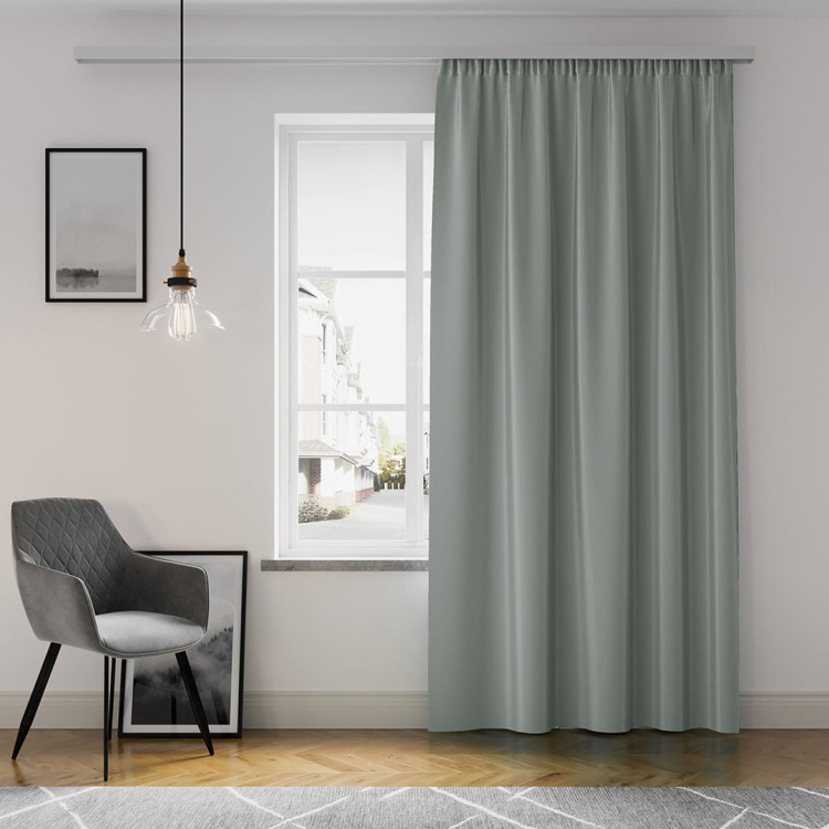 Zasłony na taśmie 140x250 Oxford grube szare Zasłony na taśmie 140x250 Oxford grube szare