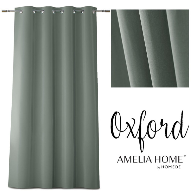 Zasłony na przelotkach 140x250 Oxford grube szare Zasłony na przelotkach 140x250 Oxford grube szare