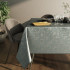 Obrus 140x180 plamoodporny Oxford Ginkgo stalowy