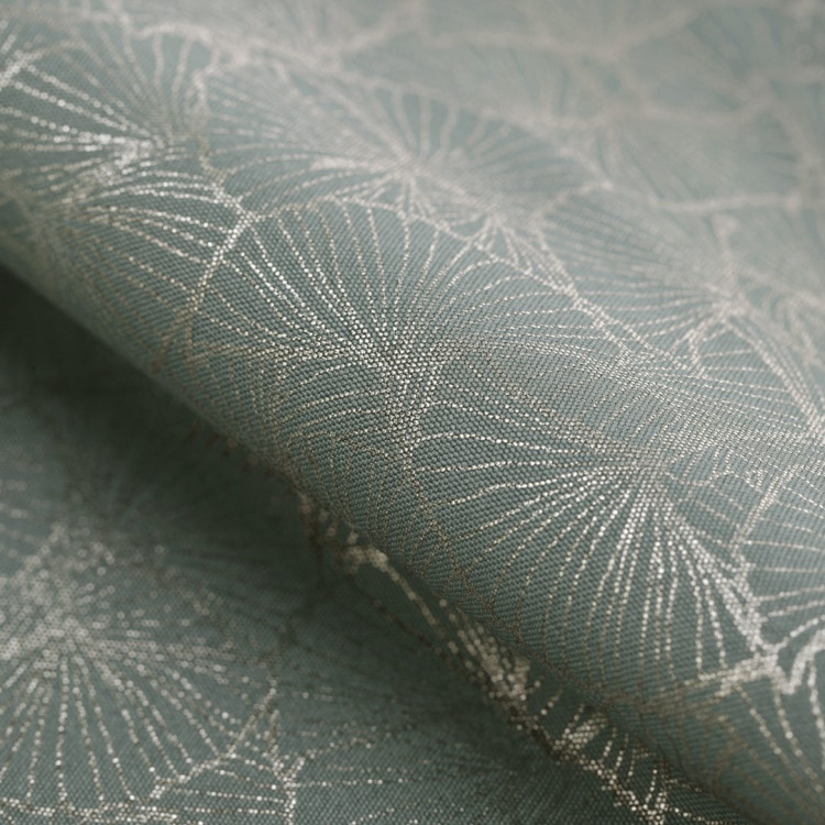 Obrus 140x180 plamoodporny Oxford Ginkgo stalowy Obrus 140x180 plamoodporny Oxford Ginkgo stalowy