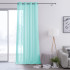 Firany woalowe 140x250 Voile na przelotkach turkusowe
