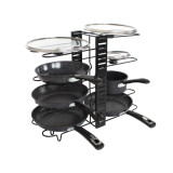 Organizer stojak do przechowywania patelni pokrywek garnków Kinghoff KH 1640 8-poziomowy