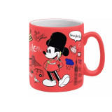 Kubek Disney Myszka Mickey 320 ml Londyn czerwony