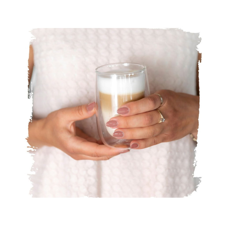 Szklanki termiczne Florina Malachit 250 ml zestaw 6 sztuk Szklanki termiczne Florina Malachit 250 ml zestaw 6 sztuk