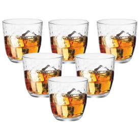 Szklanki do whisky Bormioli Glit 300 ml zestaw 6 szklanek
