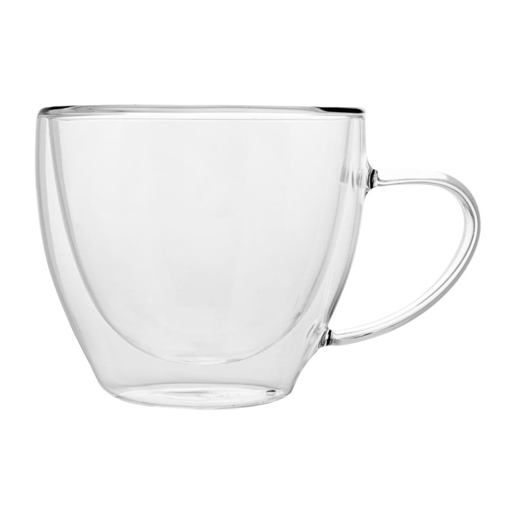 Szklanki termiczne z uchem Florina Malachit 270 ml zestaw 6 sztuk Szklanki termiczne z uchem Florina Malachit 270 ml zestaw 6 sztuk