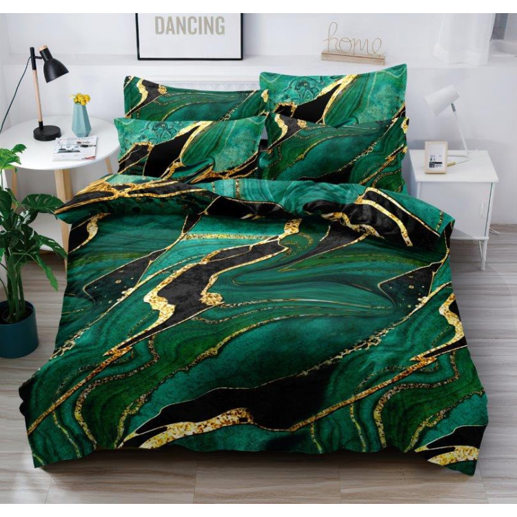 Pościel 140x200 bawełna satynowa 3D Cotton World gruba 2 części 2217
