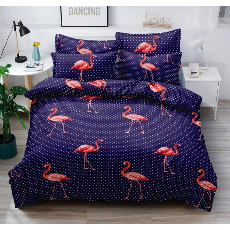 Pościel 160x200 bawełna satynowa 3D Cotton World gruba 3 części 359