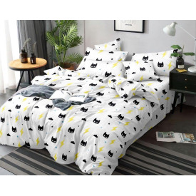 Pościel 160x200 bawełna satynowa 3D Cotton World gruba 3 części 686