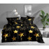 Pościel świąteczna 160x200 bawełna satynowa 3D Cotton World gruba 3 części 2042 gwiazdki Pościel świąteczna 160x200 bawełna satynowa 3D Cotton World gruba 3 części 2042 gwiazdki