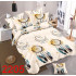Pościel 200x220 bawełna satynowa 3D Cotton World gruba 3 części 2205