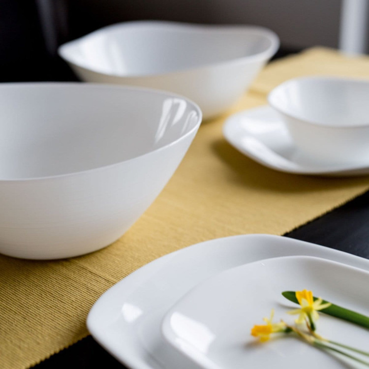Salaterka miseczka 14 cm Bormioli Parma kwadratowa biała Salaterka miseczka 14 cm Bormioli Parma kwadratowa biała